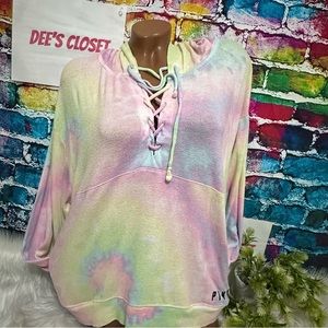 PINK VS LARGE PULLOVER HOODIE